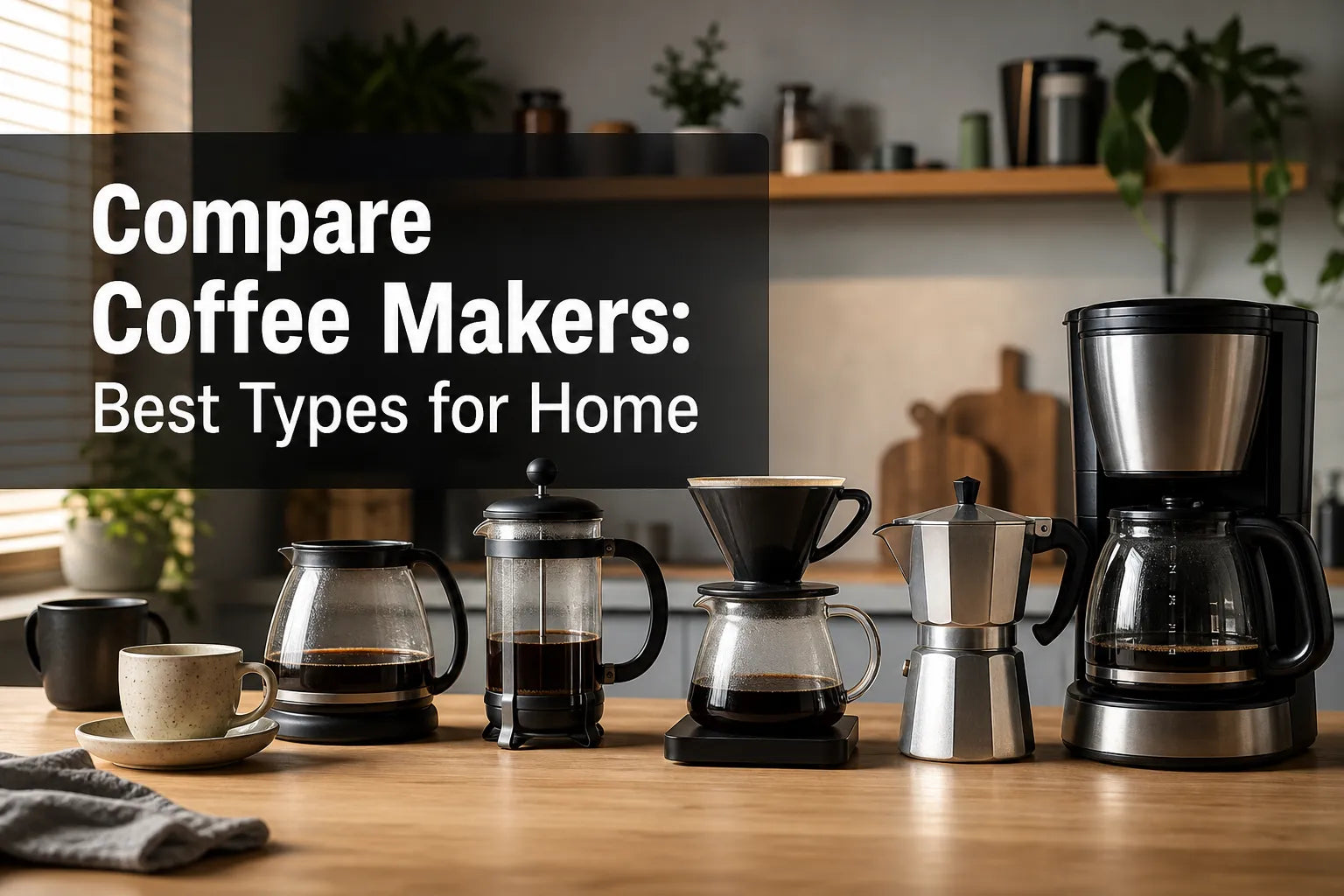 Compare Coffee Makers: Best Types for Home