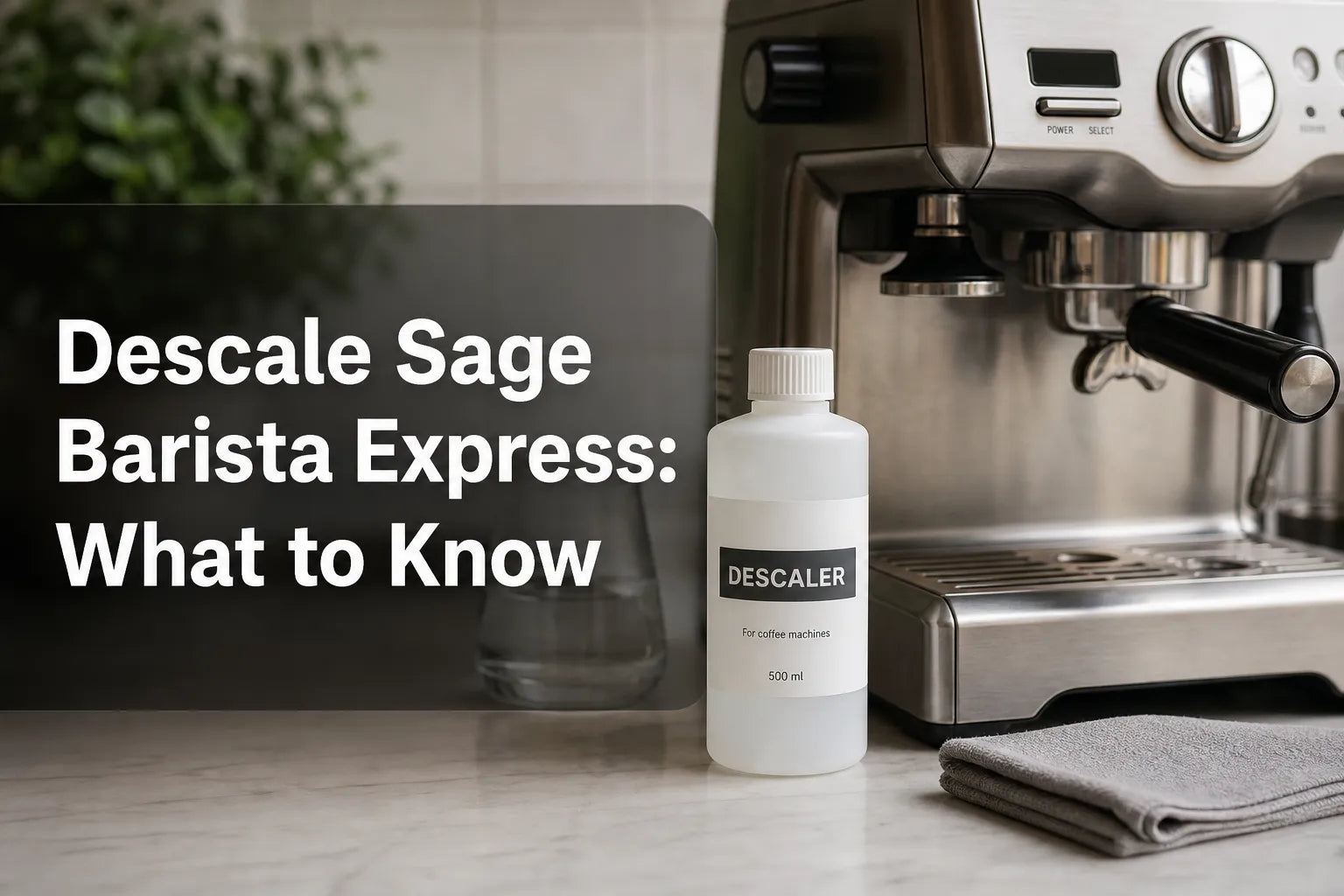 Descale Sage Barista Express: What to Know