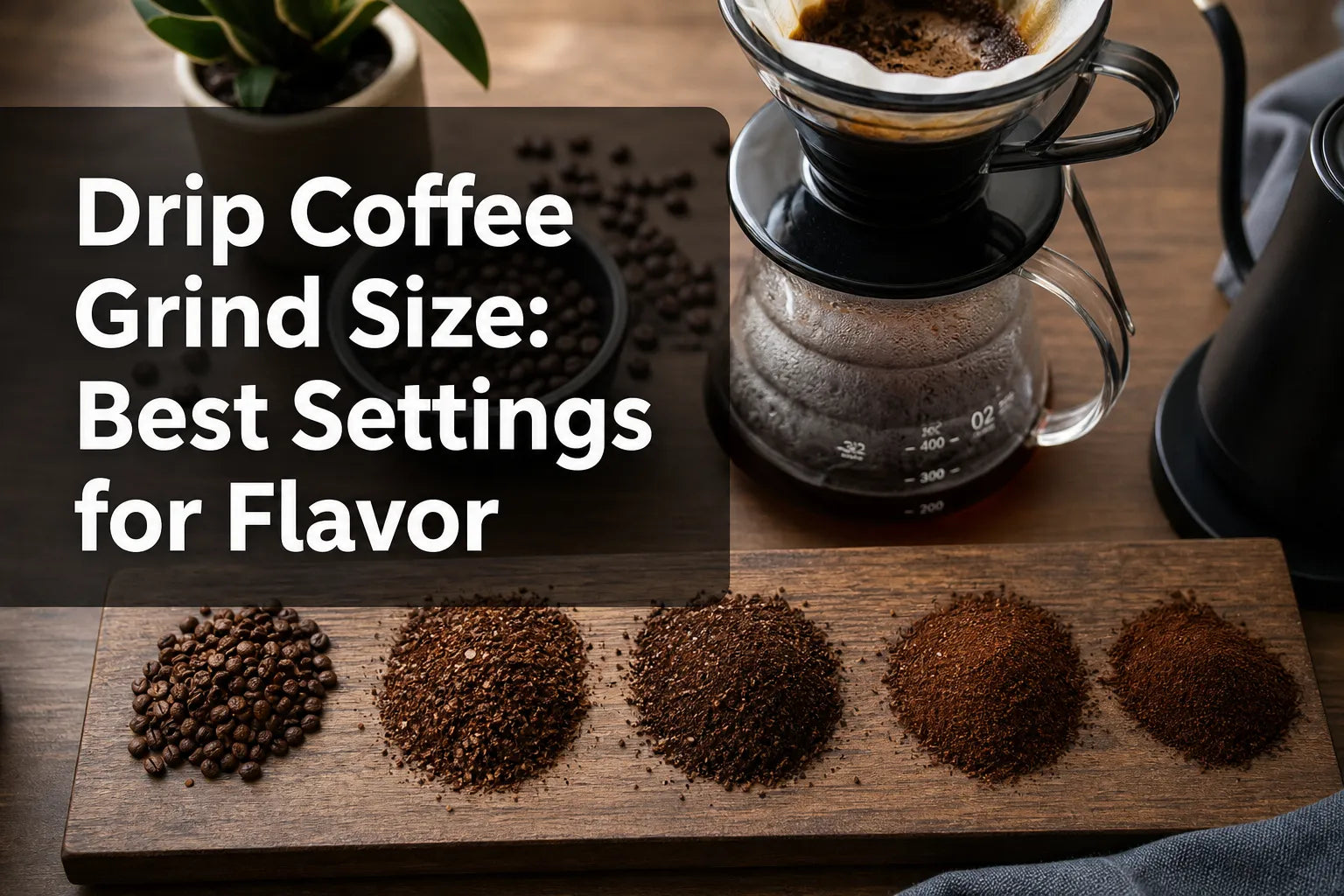 Drip Coffee Grind Size: Best Settings for Flavor