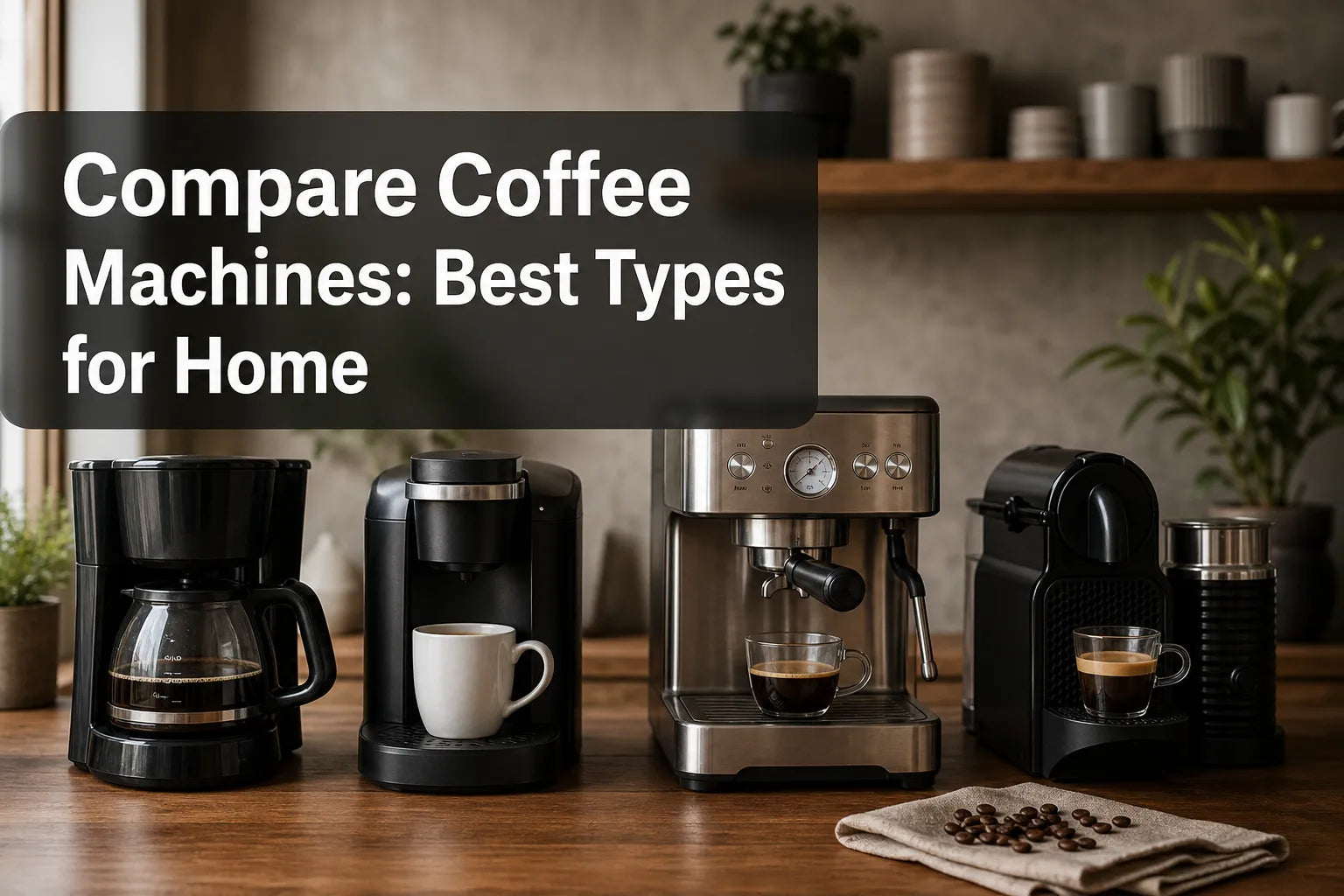 Compare Coffee Machines: Best Types for Home