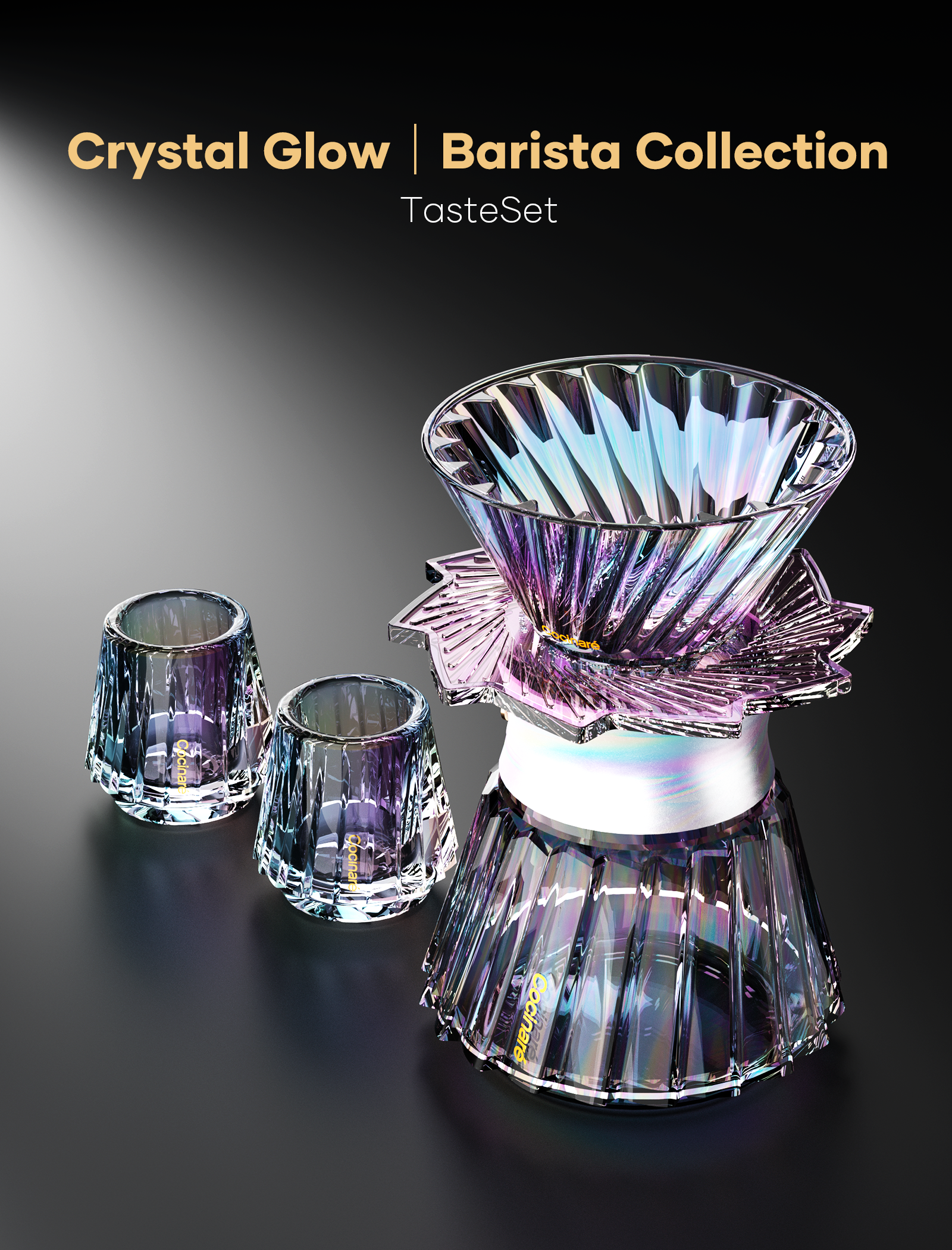 Cocinare TasteSet Crystal Coffee Tasting Set