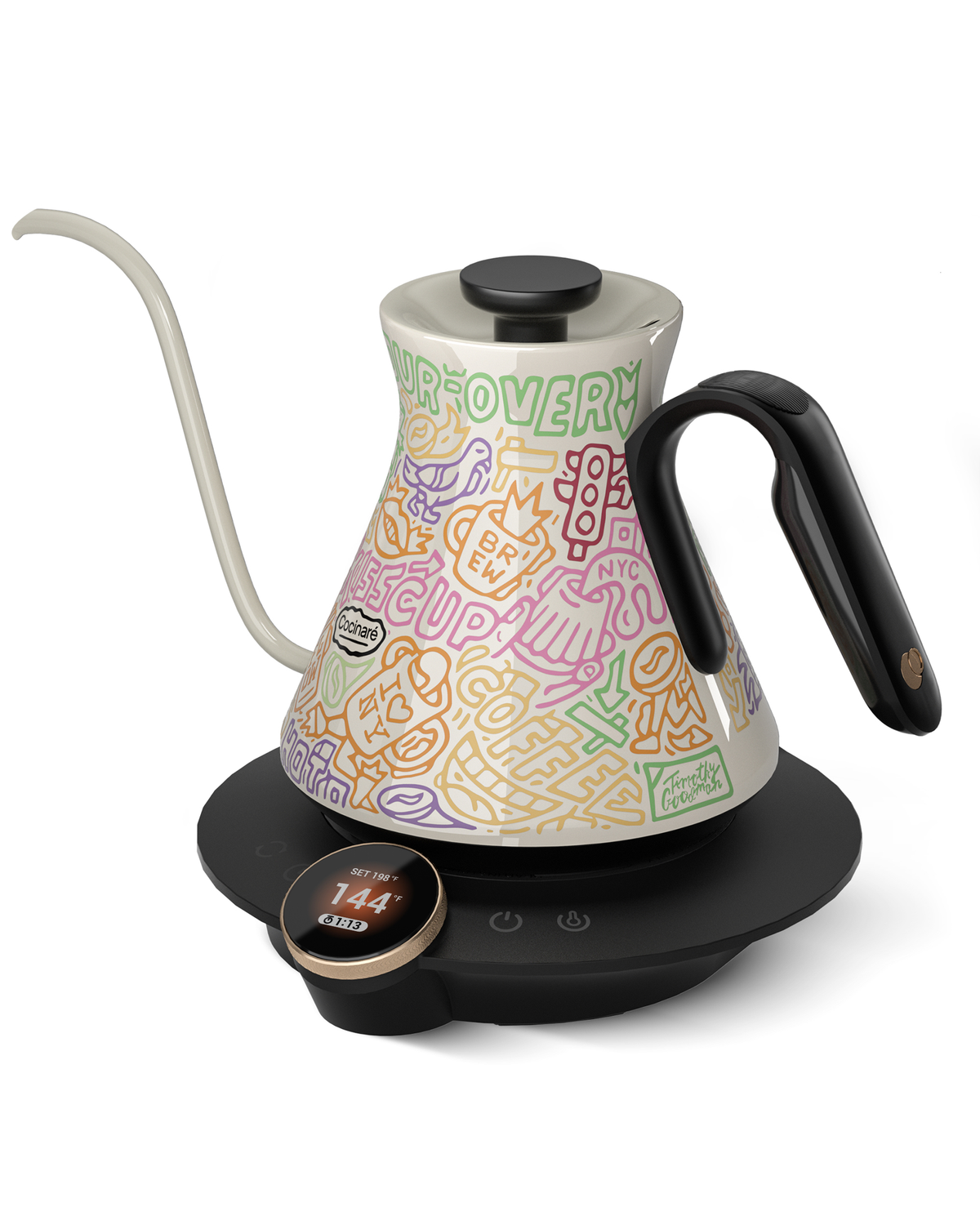 Cocinare x Timothy Goodman Artist Edition Electric Kettle