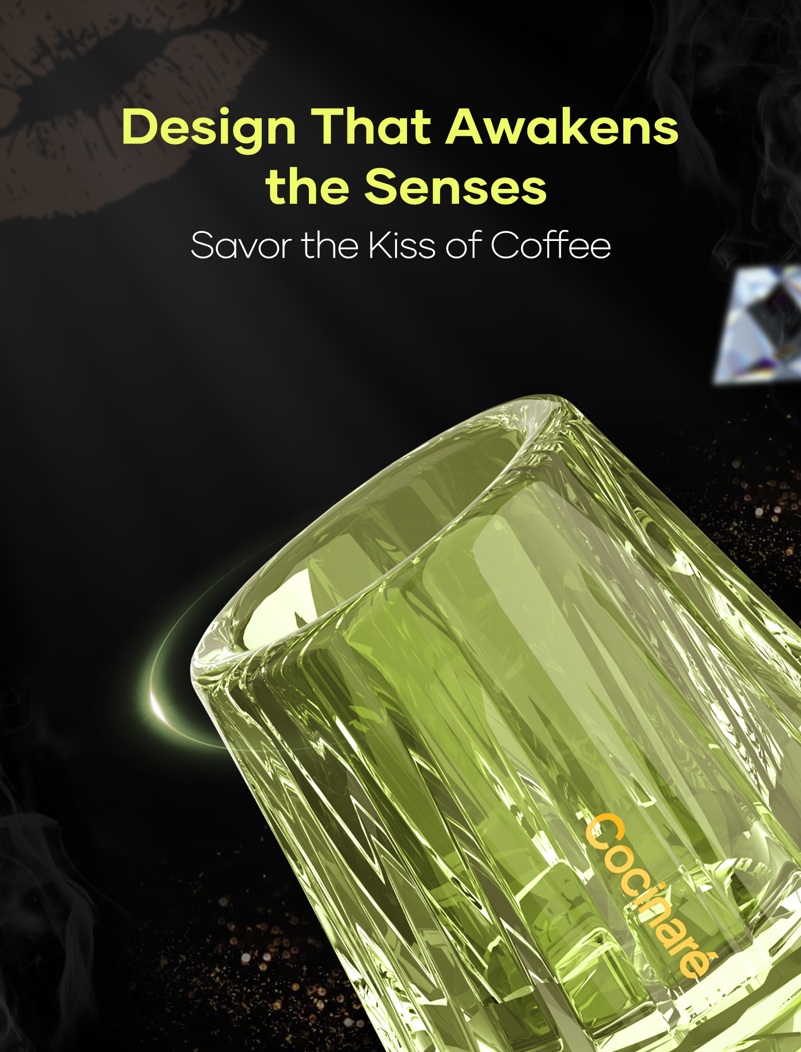 Cocinare KissCup Crystal Tasting Cup