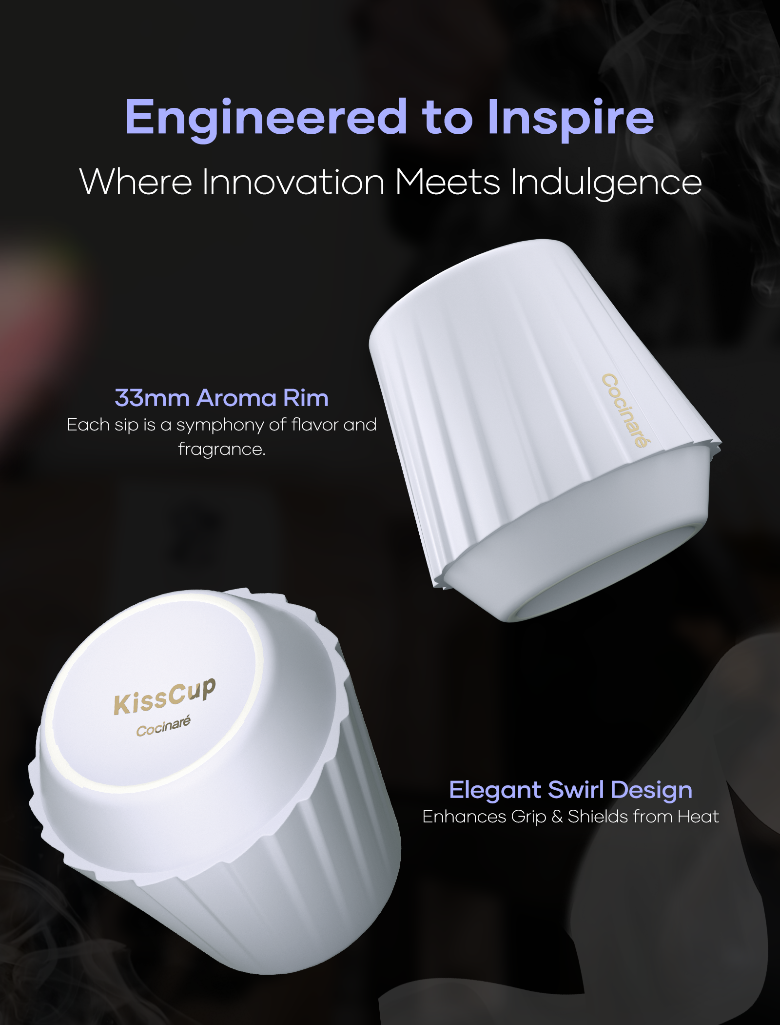 Cocinare KissCup Ceramic Tasting Cup