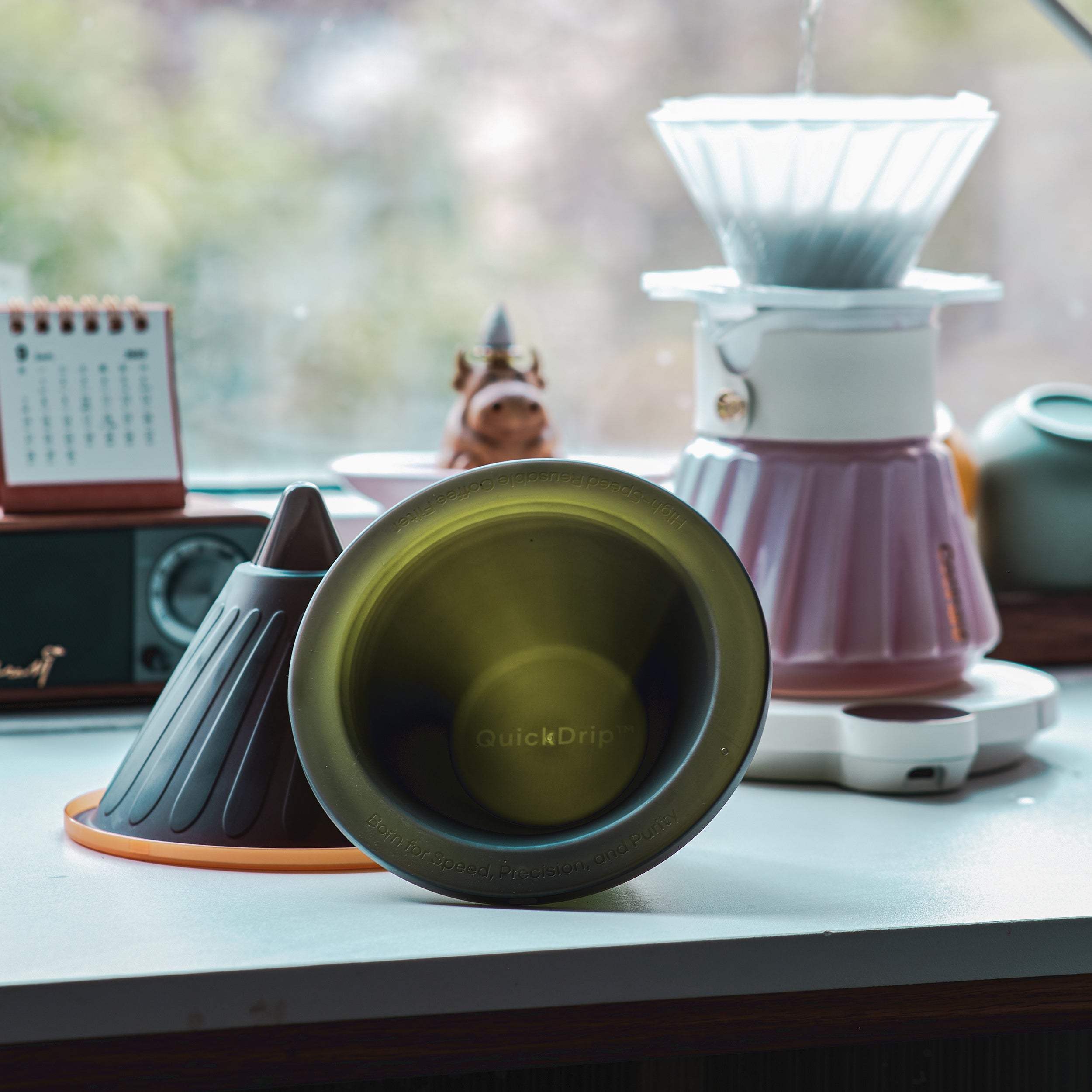 QuickDrip™ Reusable Pour-Over Coffee Filter