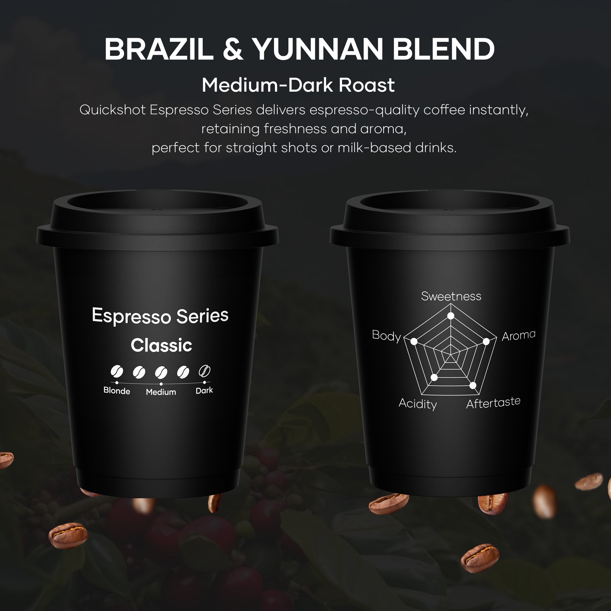 Quickshot Instant Cold Brew Coffee (Espresso Series)