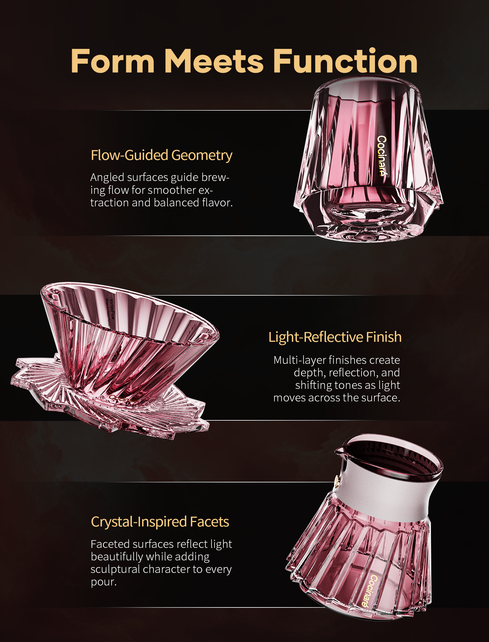 Cocinare TasteSet Crystal Coffee Tasting Set