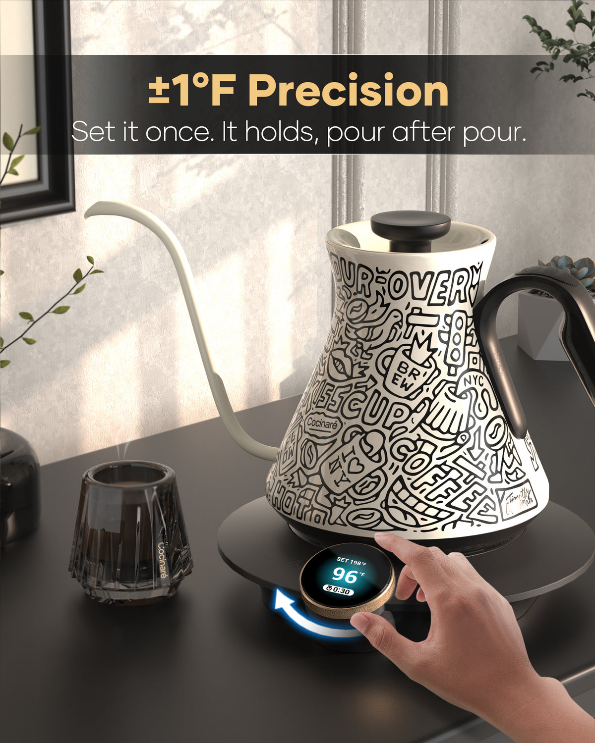 Cocinare x Timothy Goodman Artist Edition Electric Kettle
