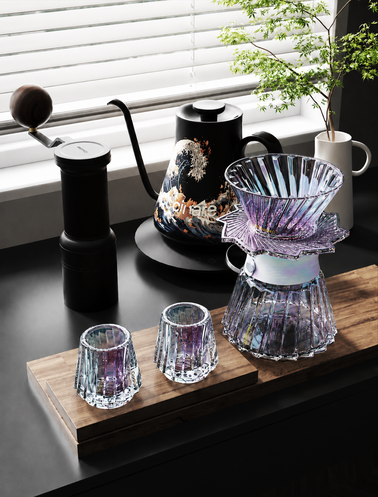 Cocinare TasteSet Crystal Coffee Tasting Set