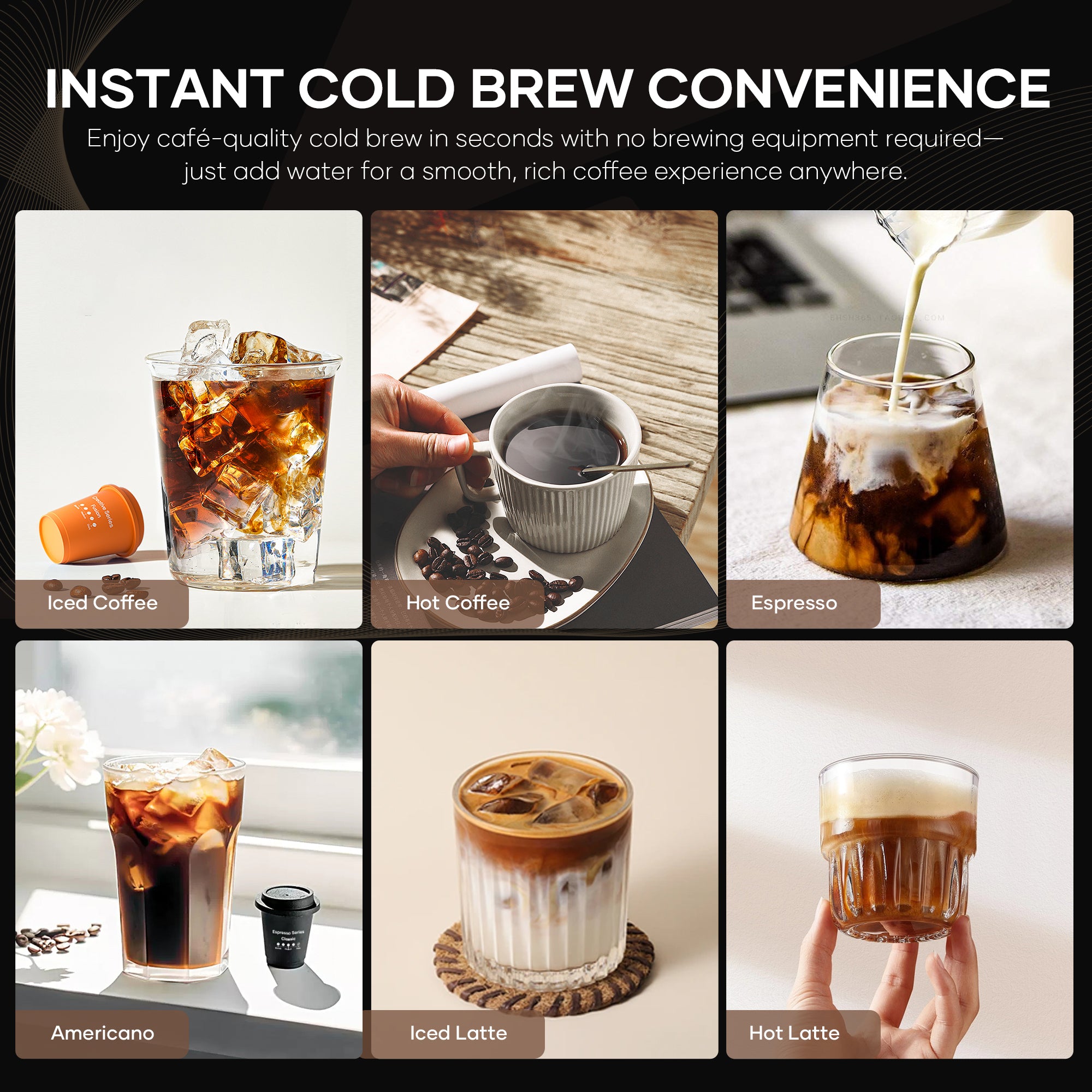 Quickshot Instant Cold Brew Coffee (Mix Series)