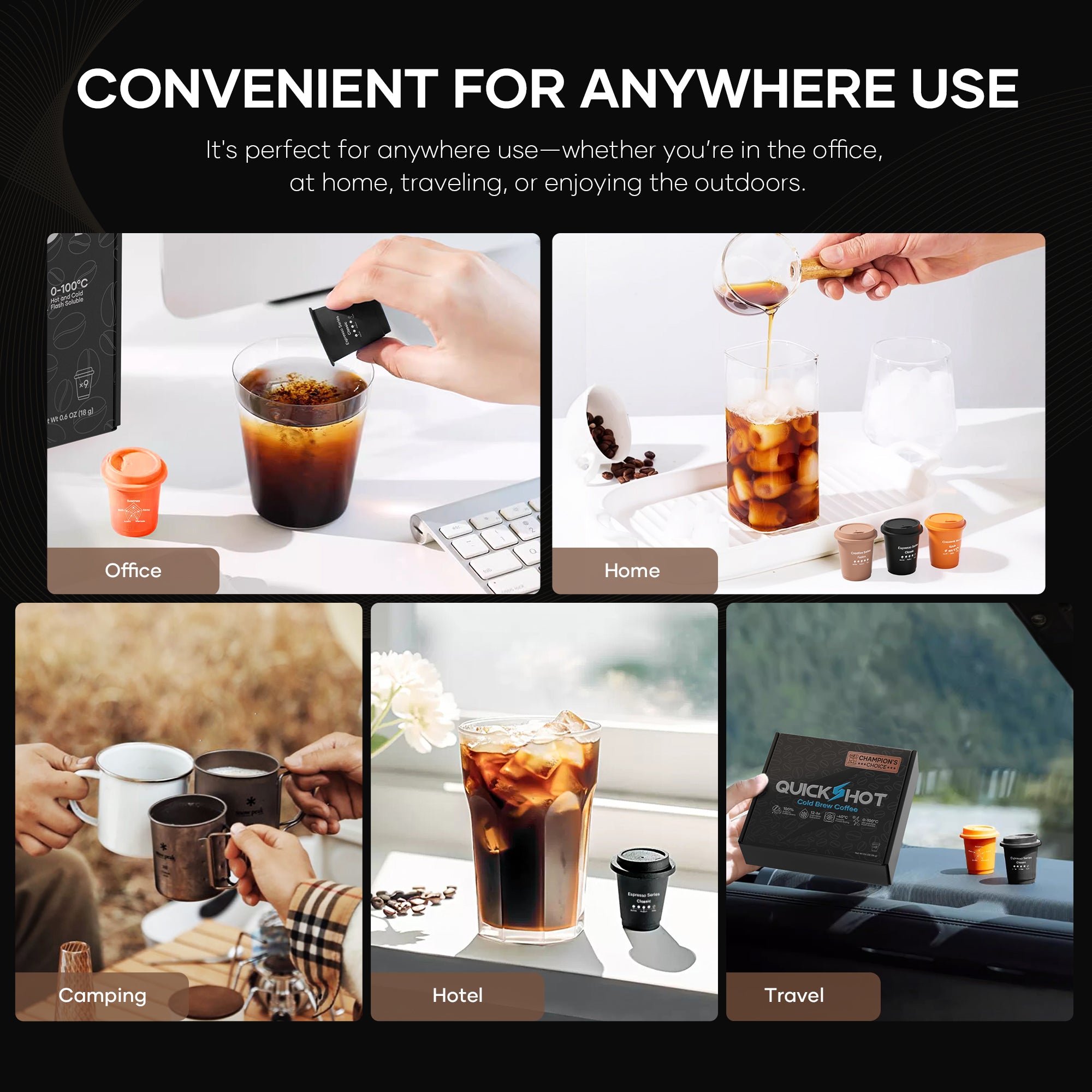 Quickshot Instant Cold Brew Coffee (Espresso Series)