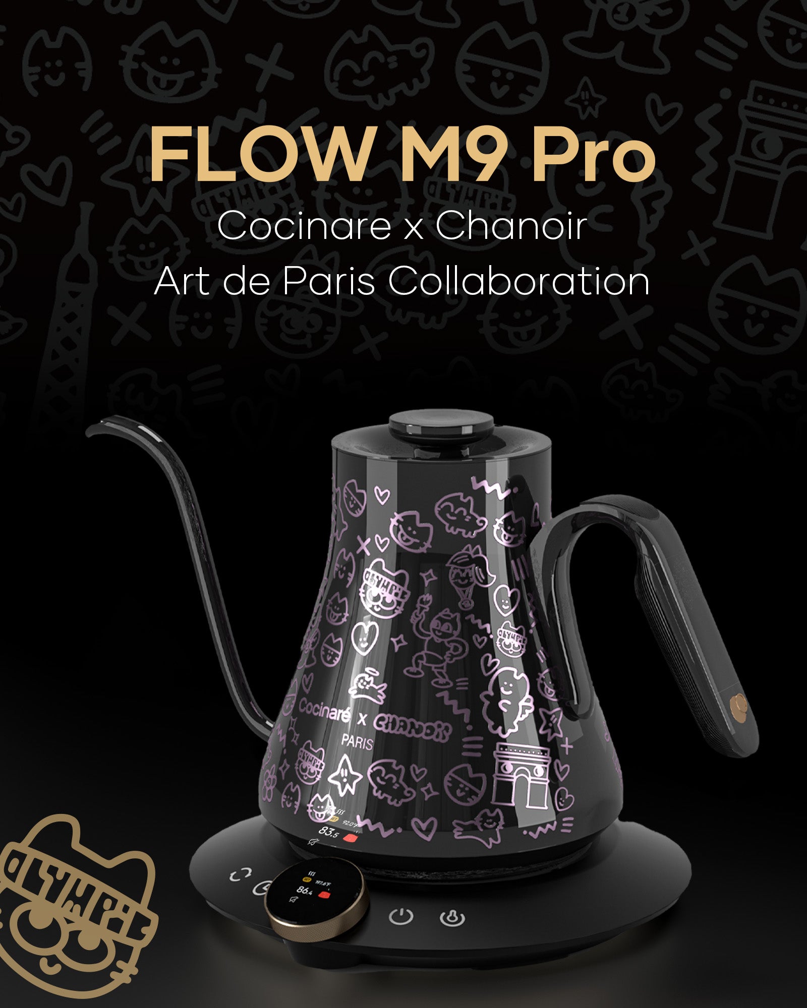 FLOW M9 Pro Electric Kettle (Chanoir)