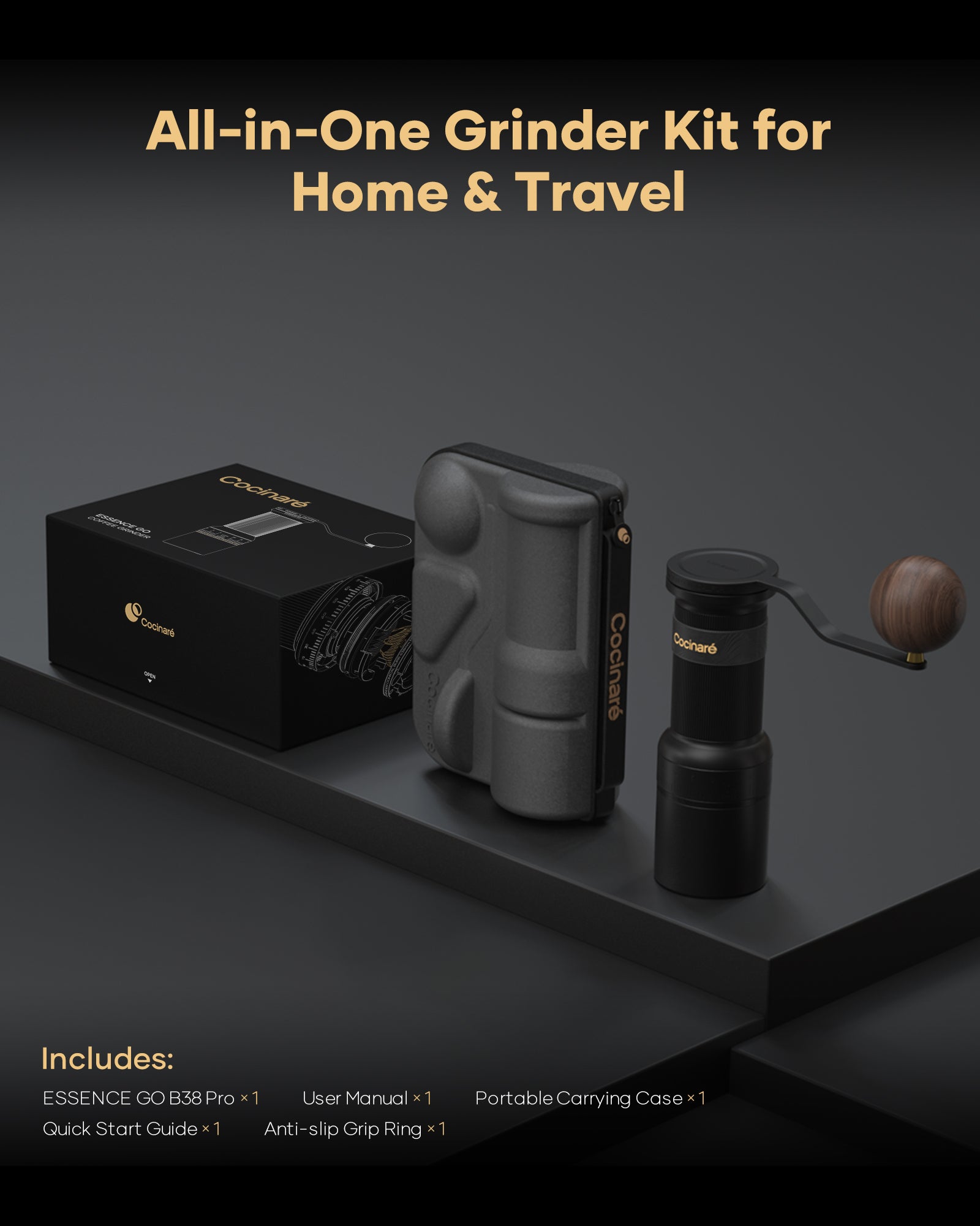 ESSENCE GO Portable Coffee Grinder
