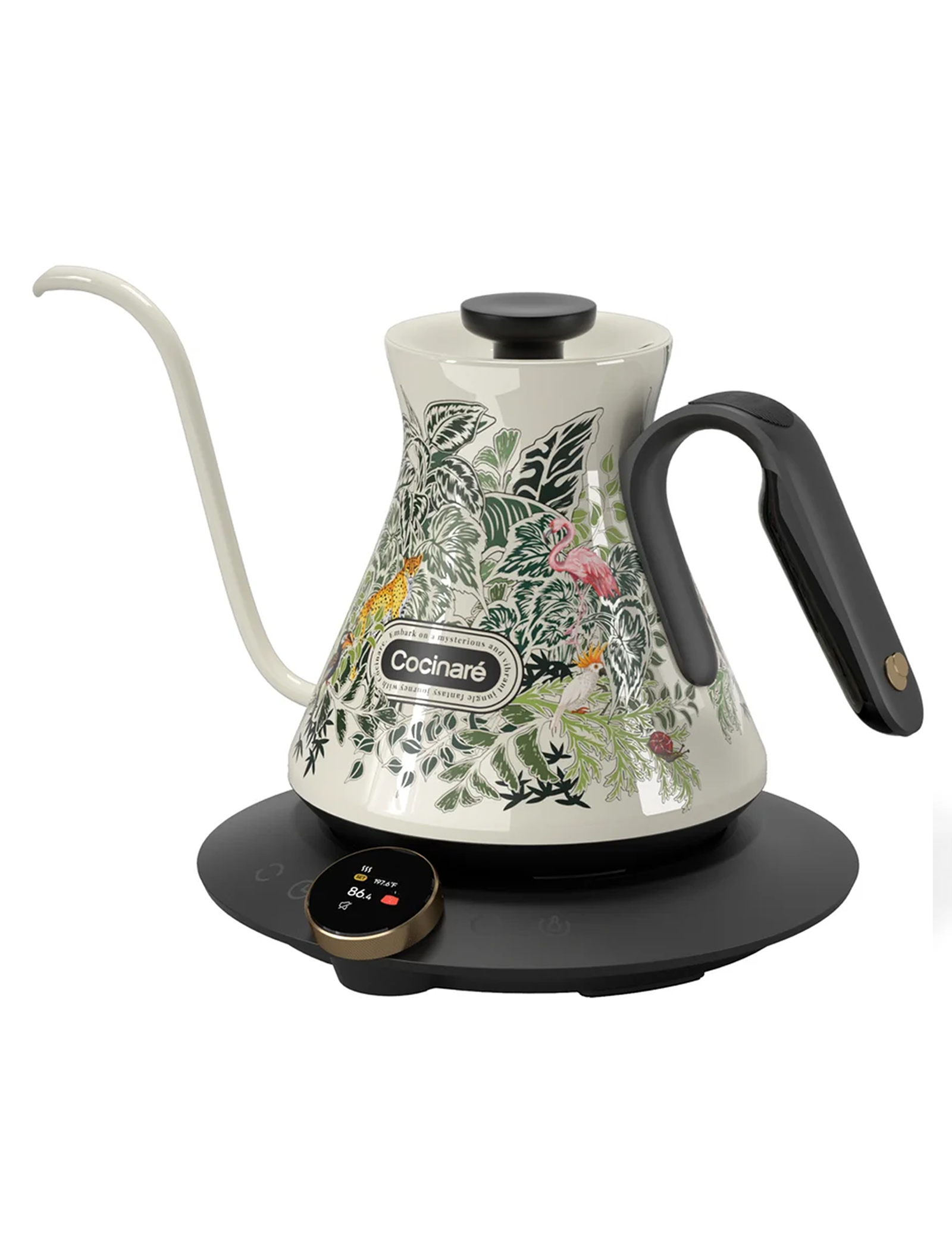 Cocinare Color-changing Collection Jungle Electric Kettle