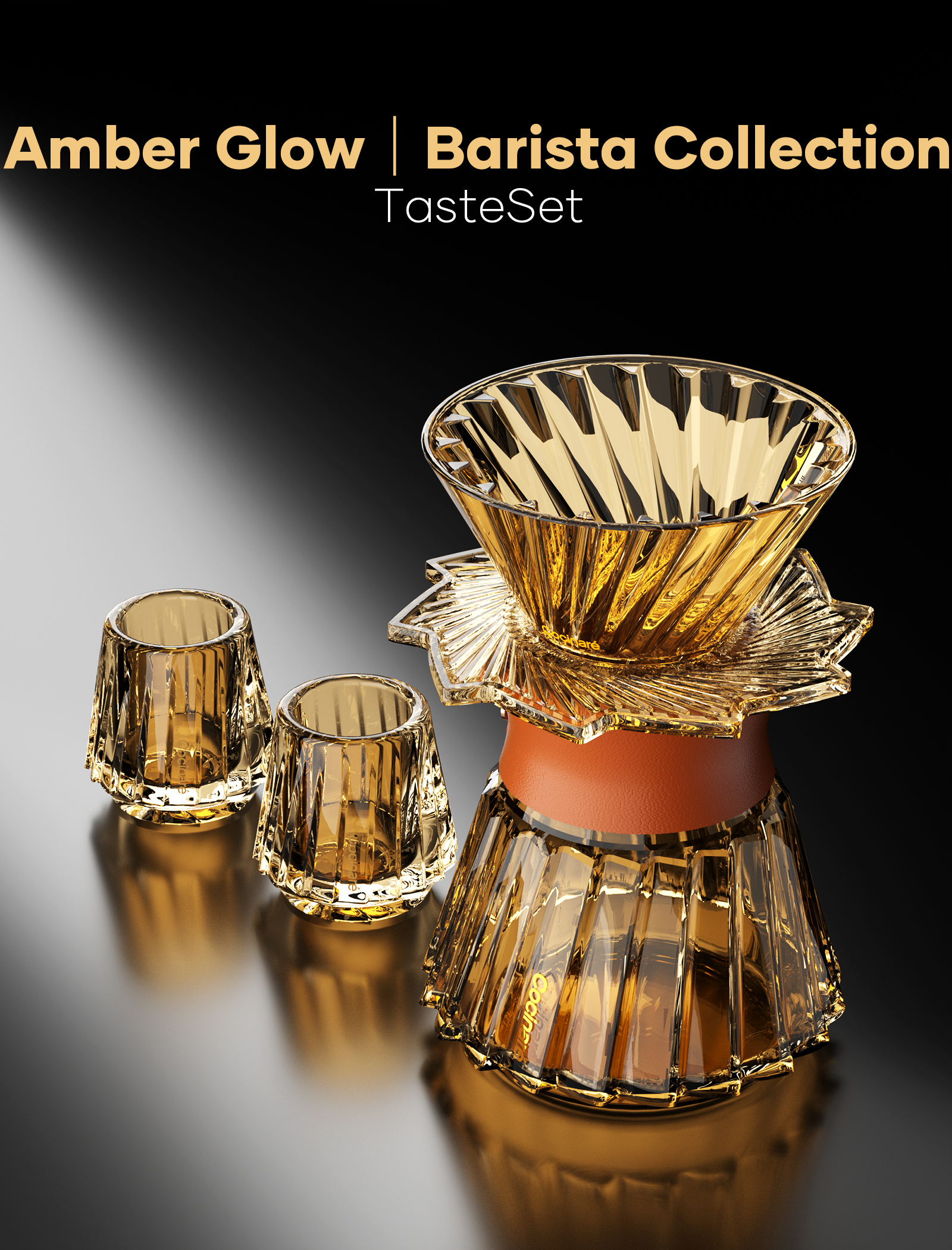 TasteSet Crystal Coffee Tasting Set