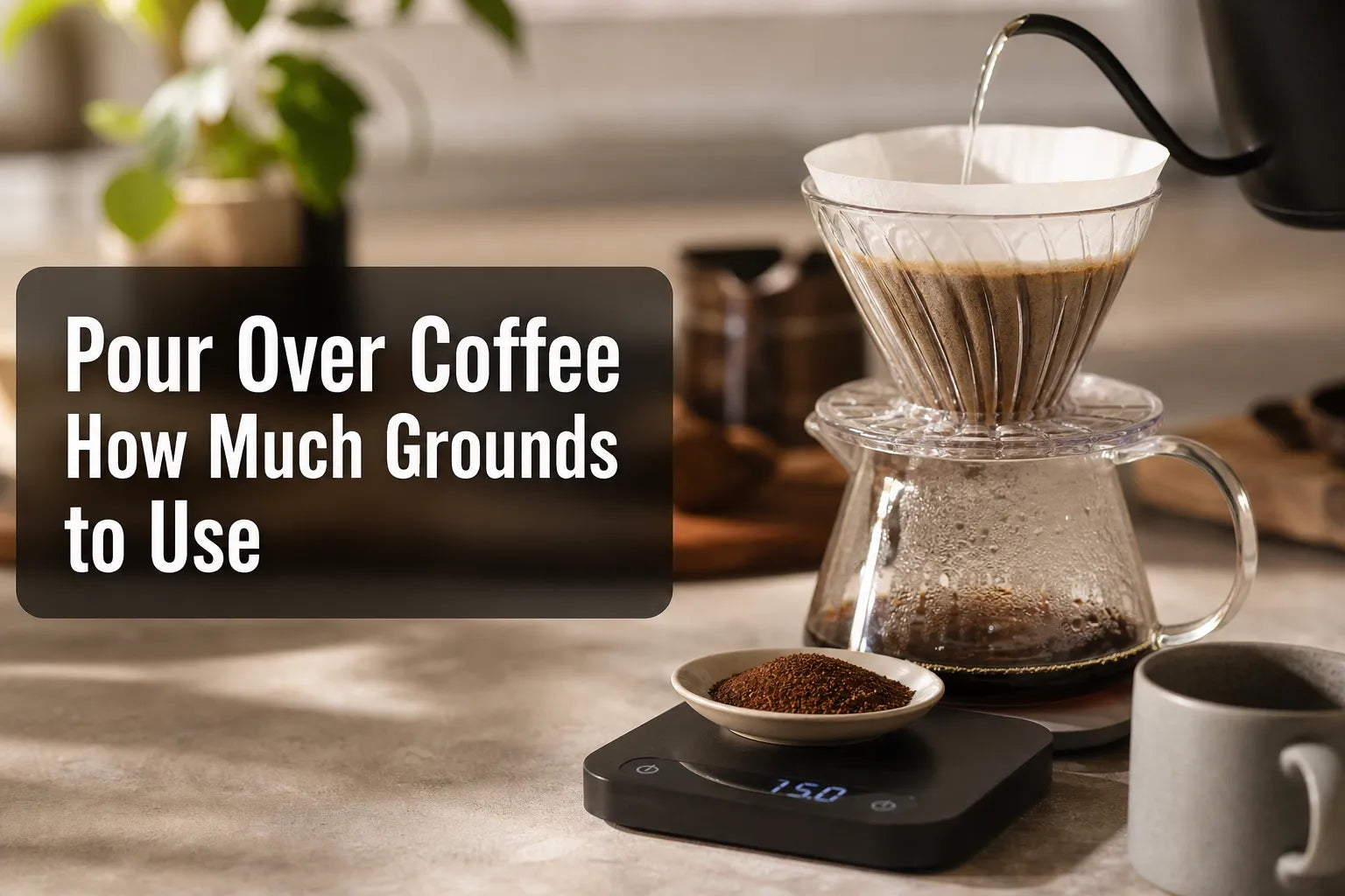 Pour Over Coffee How Much Grounds to Use