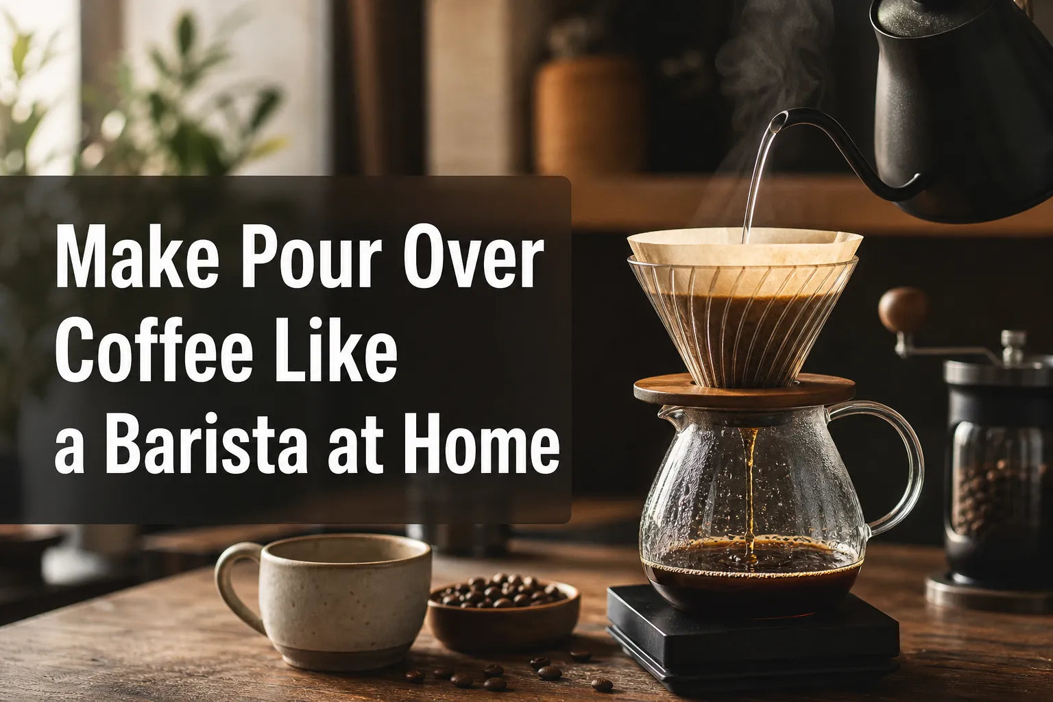 Make Pour Over Coffee Like a Barista at Home