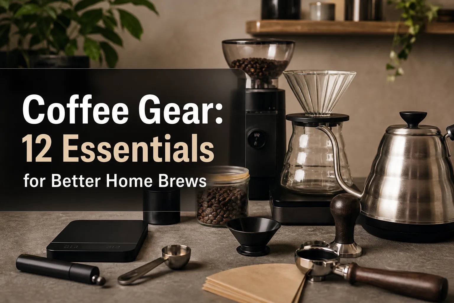 Coffee Gear: 12 Essentials for Better Home Brews