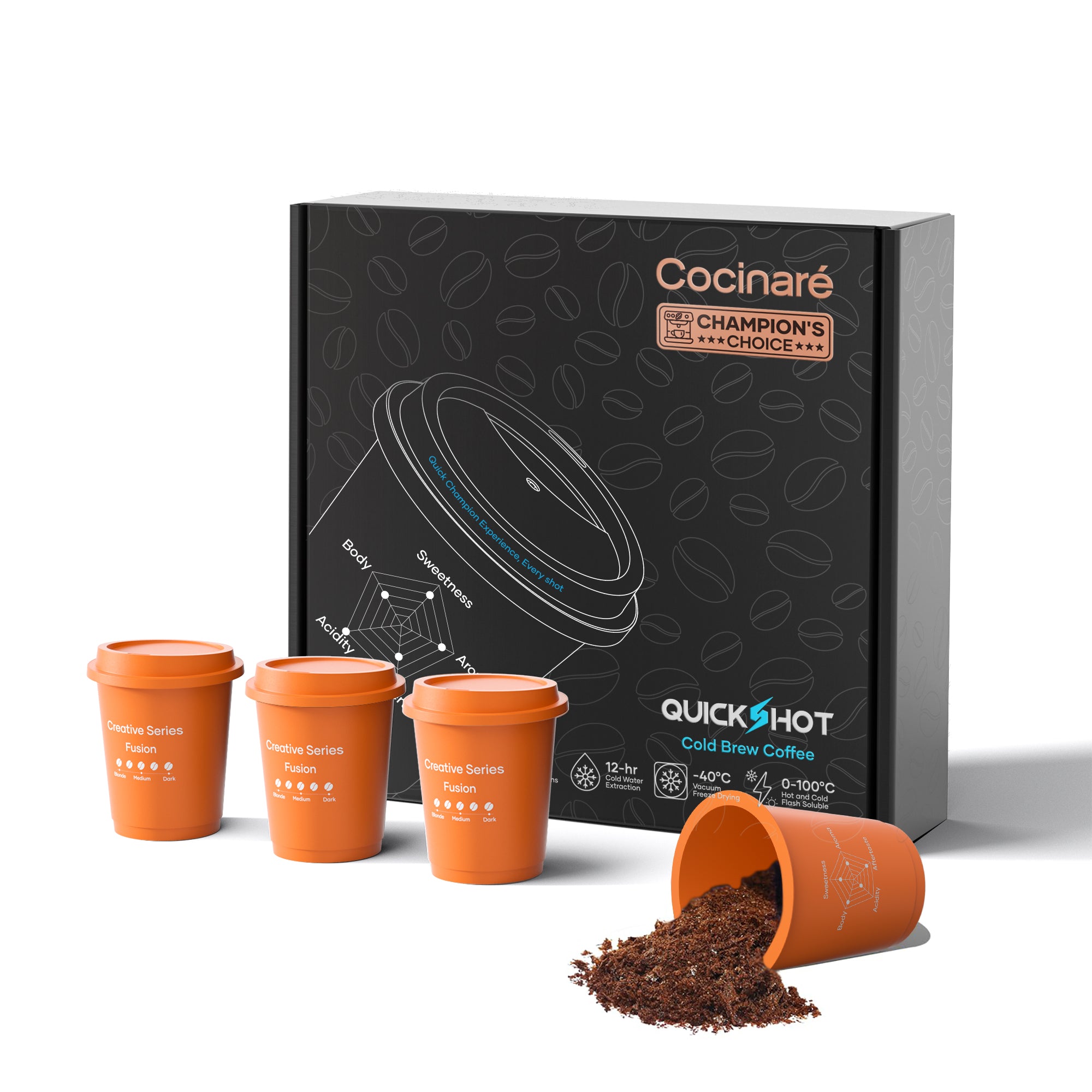 Quickshot Instant Cold Brew Coffee (Creative Series)