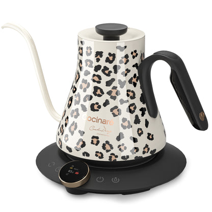 Cocinare Color-changing Collection Oat Leopard Electric Kettle