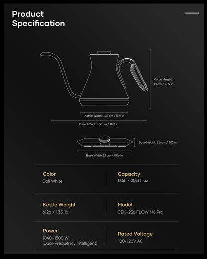 Cocinare Master Collection Electric Kettle