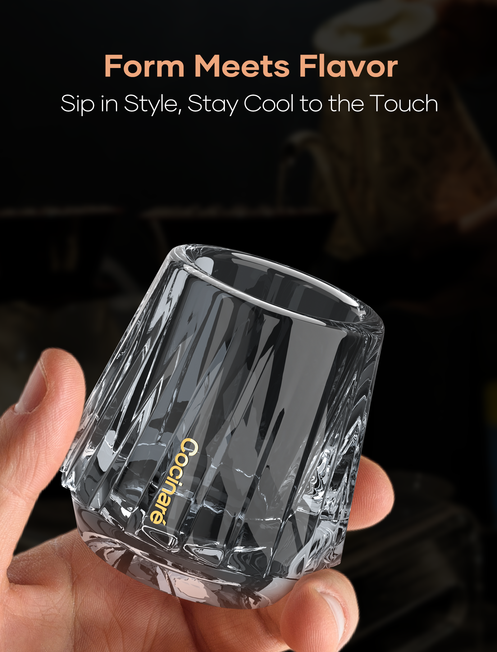 Cocinare KissCup Crystal Tasting Cup Set of 2