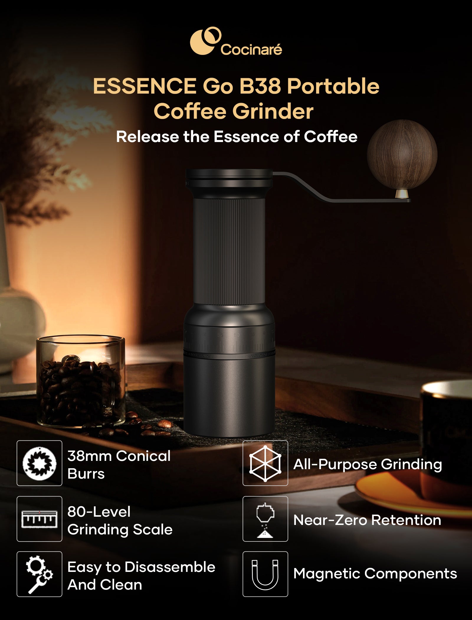 Molinillo de café portátil ESSENCE GO
