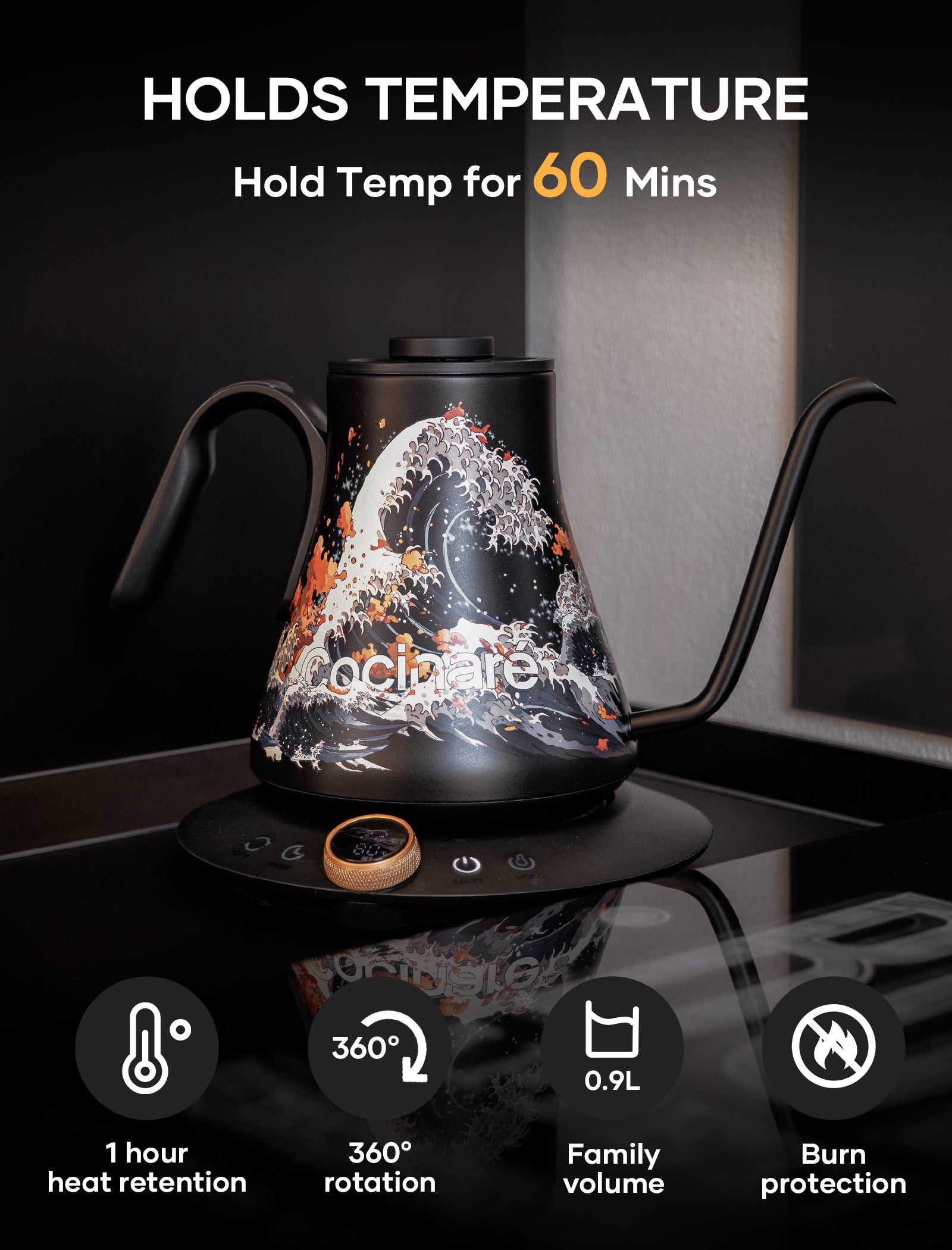 FLOW M9 Gooseneck Kettle