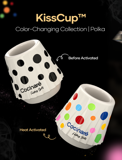 Cocinare KissCup Color-changing Ceramic Tasting Cup