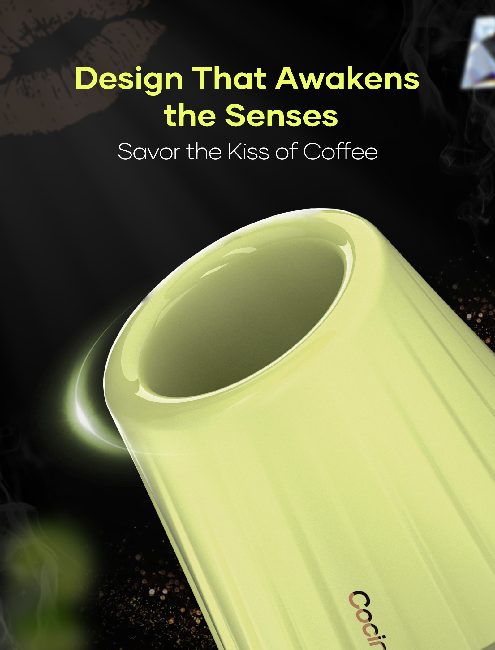 Cocinare KissCup Ceramic Tasting Cup Set of 3