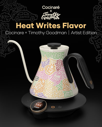 Cocinare x Timothy Goodman Artist Edition Electric Kettle