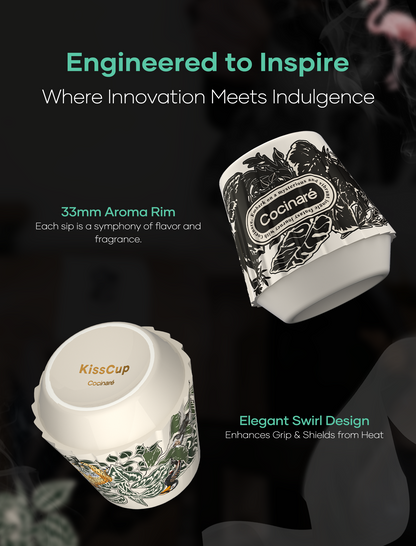 Cocinare KissCup Color-changing Ceramic Tasting Cup