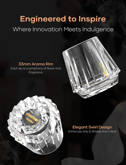 Cocinare KissCup Crystal Tasting Cup Set of 2