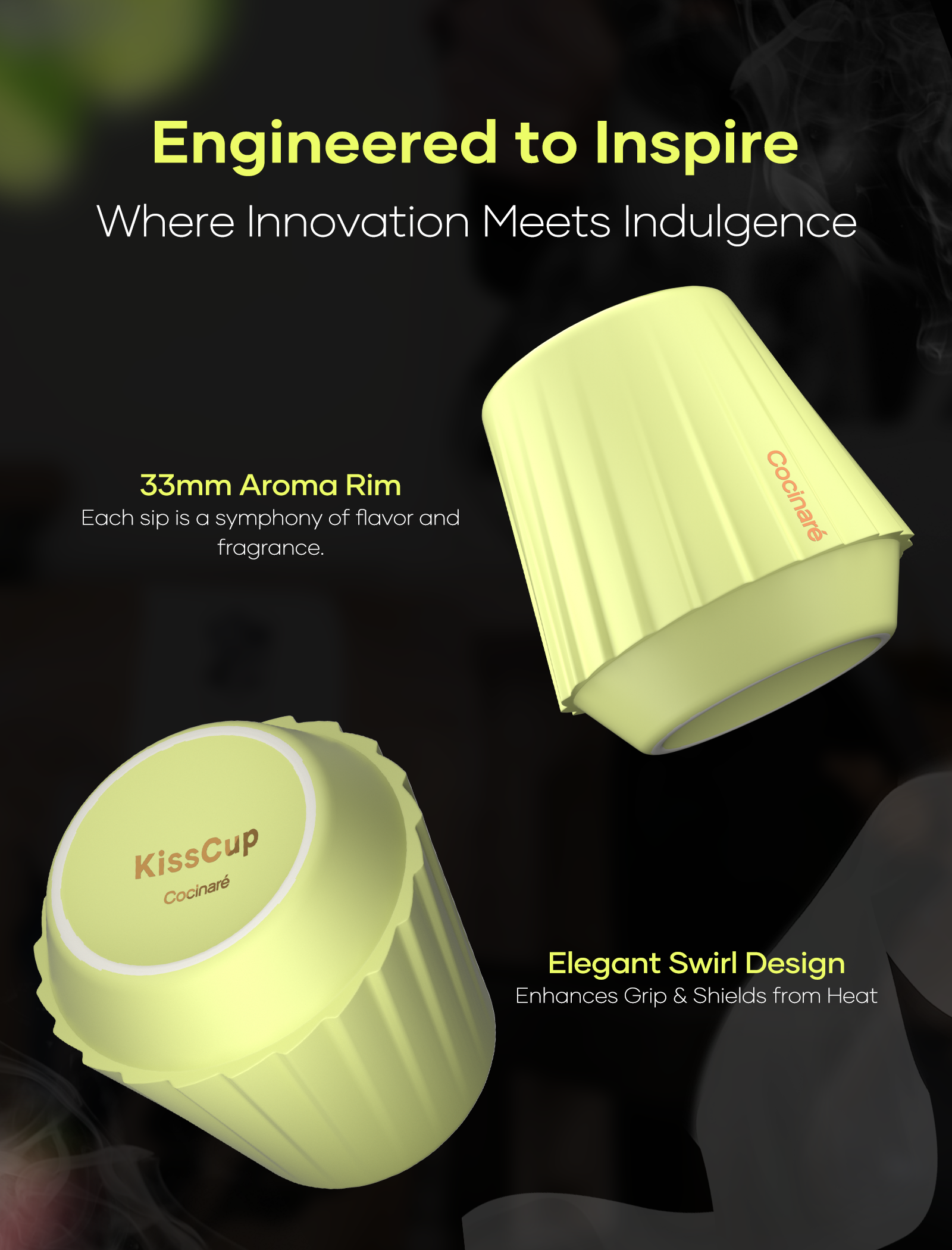 Cocinare KissCup Ceramic Tasting Cup