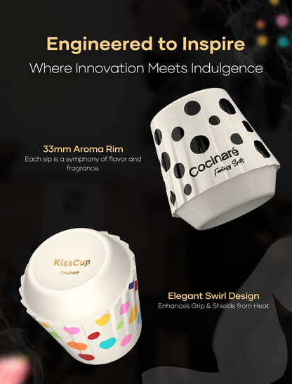 Cocinare KissCup Color-changing Ceramic Tasting Cup