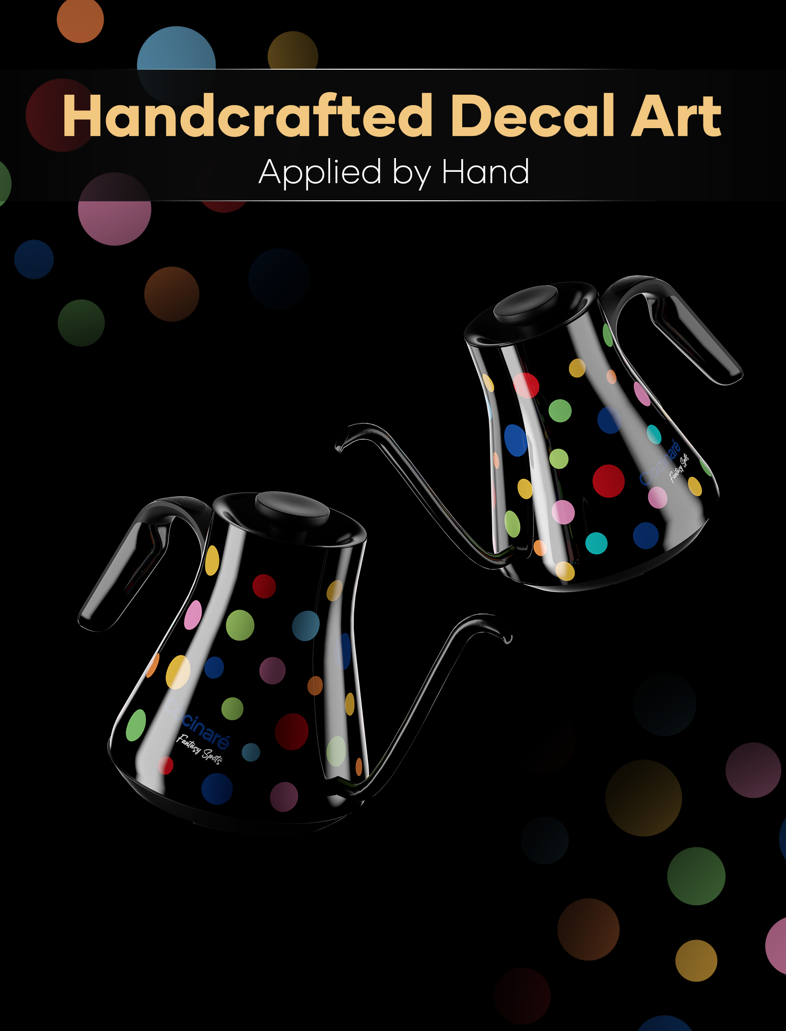 Cocinare Artisan Collection Confetti Electric Kettle