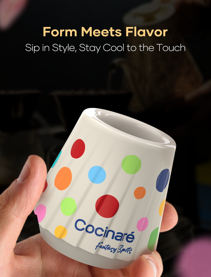 Cocinare KissCup Color-changing Ceramic Tasting Cup