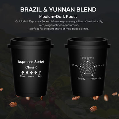 Quickshot Instant Cold Brew Coffee (Espresso Series)
