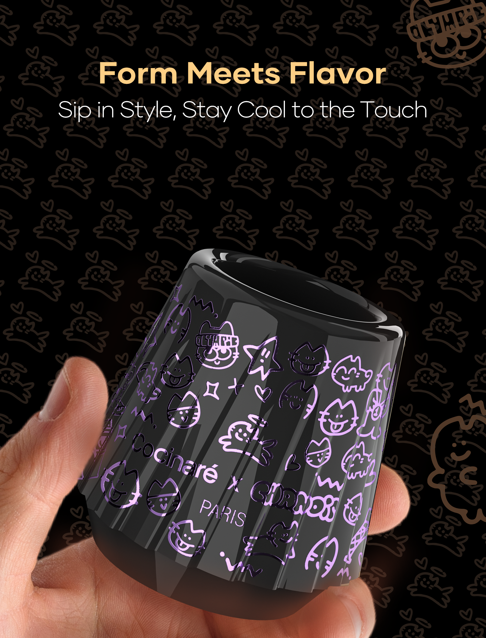 Cocinare x Chanoir KissCup Collab Collection Tasting Cup
