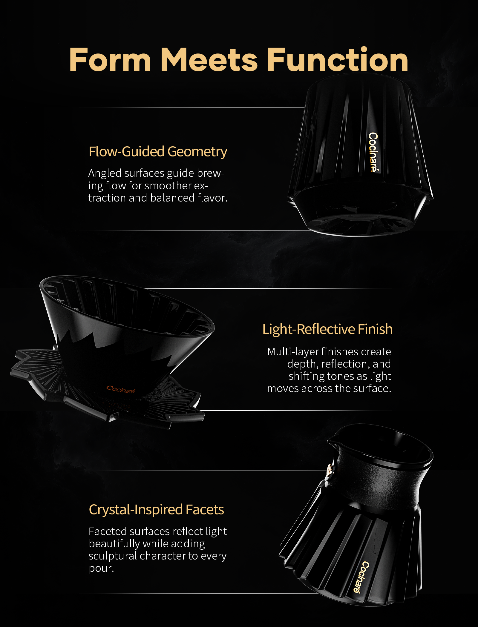 Cocinare TasteSet Crystal Coffee Tasting Set