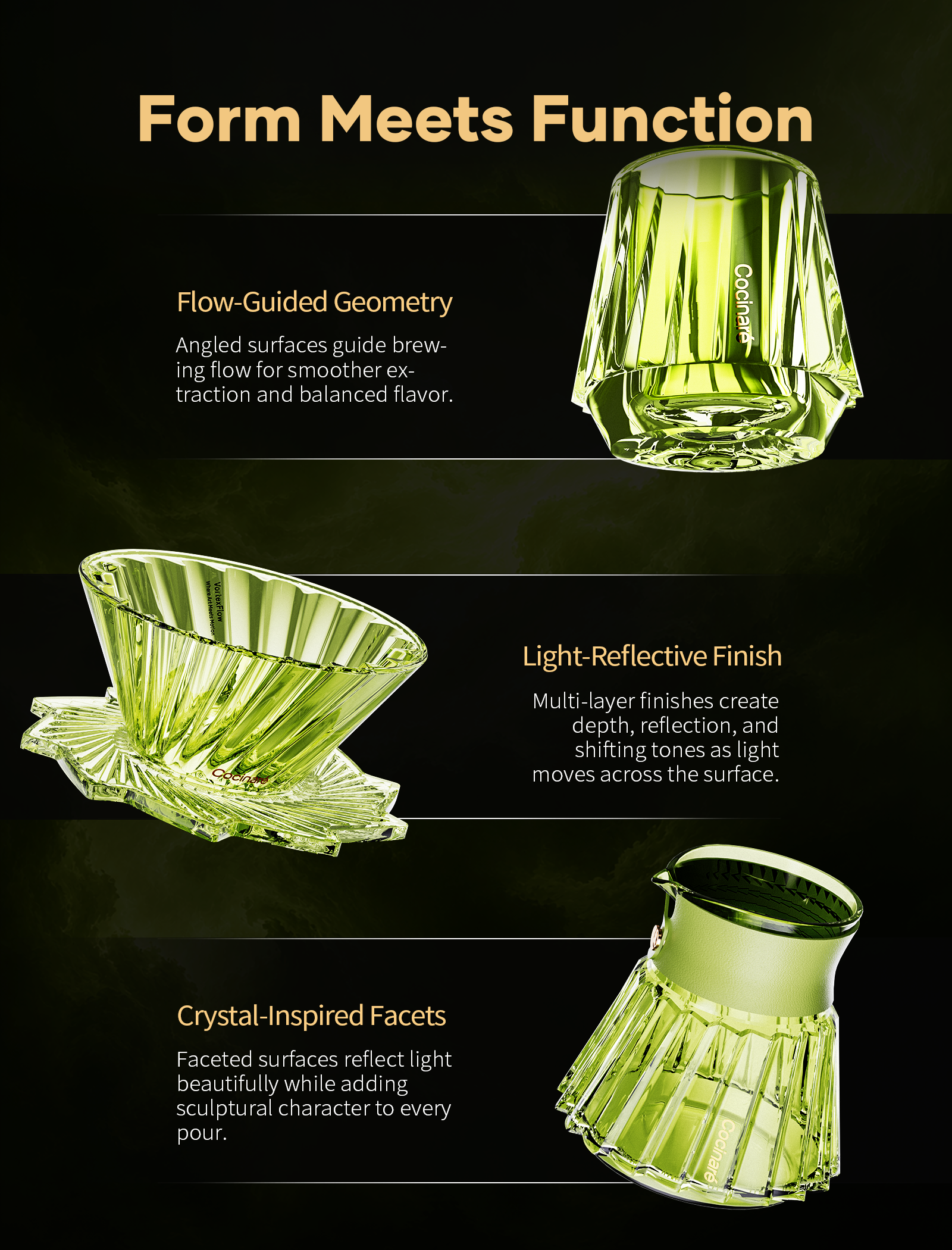 Cocinare TasteSet Crystal Coffee Tasting Set