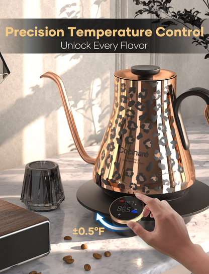 Cocinare Artisan Collection Gold Wild Electric Kettle