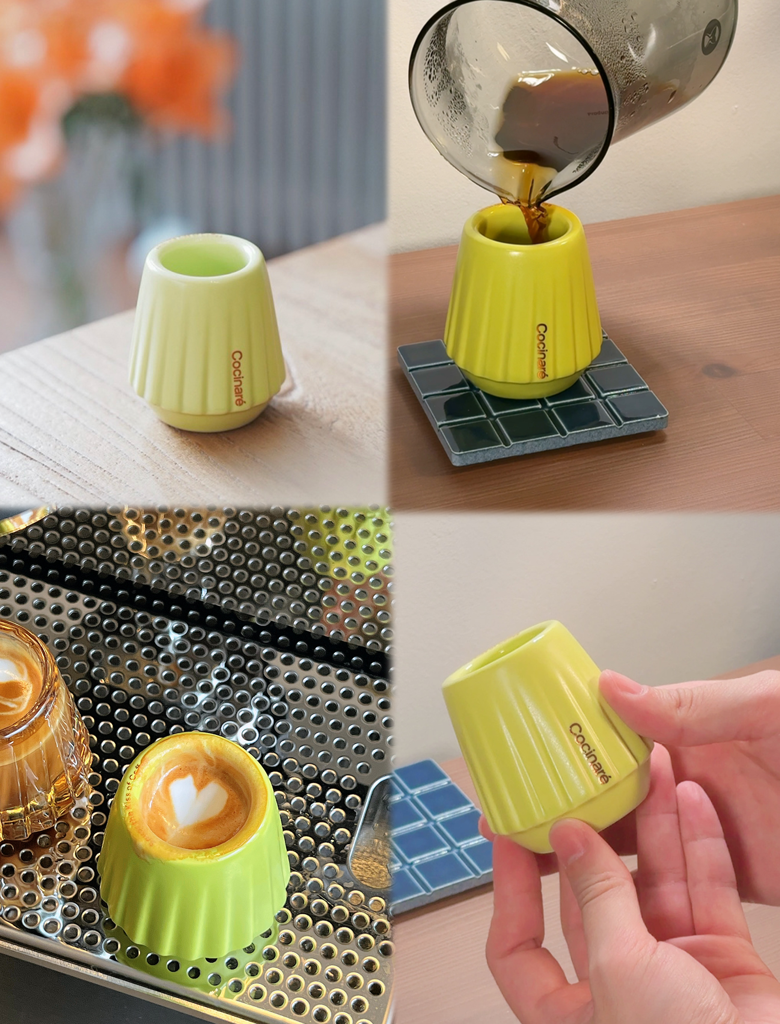 Cocinare KissCup Ceramic Tasting Cup Set of 3