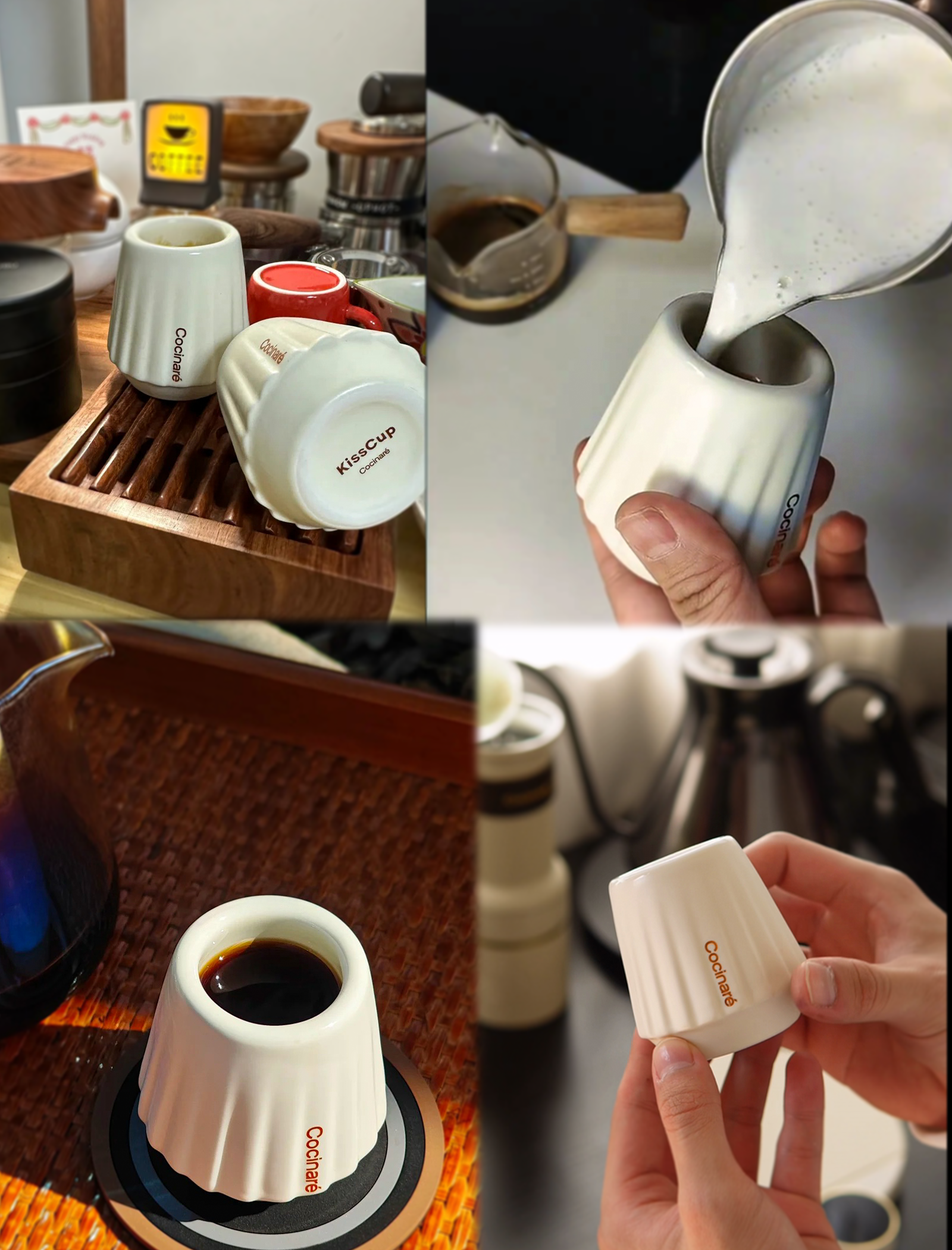 Cocinare KissCup Ceramic Tasting Cup Set of 3
