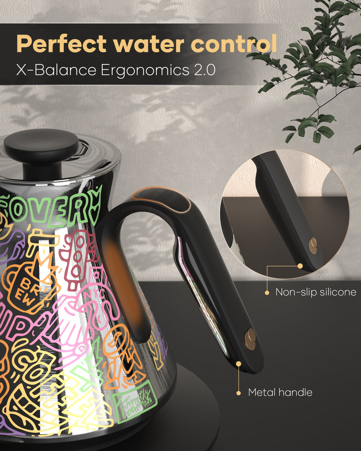 Cocinare x Timothy Goodman Gallery Edition Electric Kettle