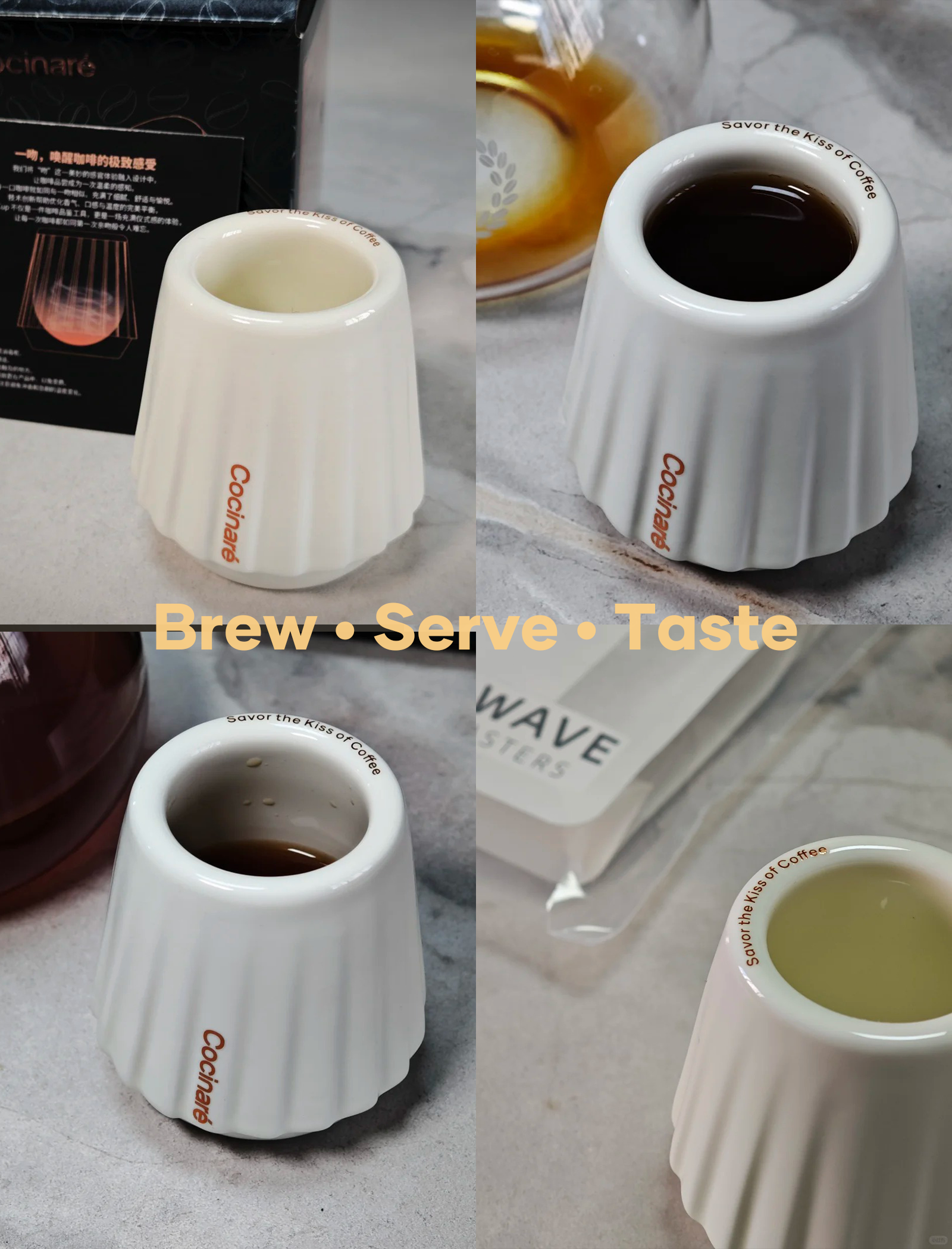 Cocinare TasteSet Crystal Coffee Tasting Set