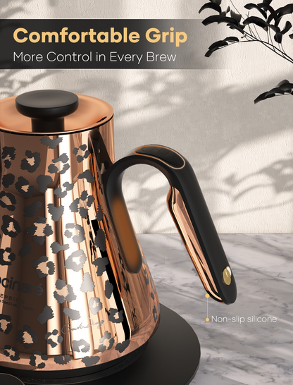 Cocinare Artisan Collection Gold Wild Electric Kettle