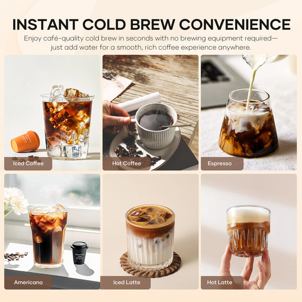 Cocinare Quickshot Instant Cold Brew Coffee