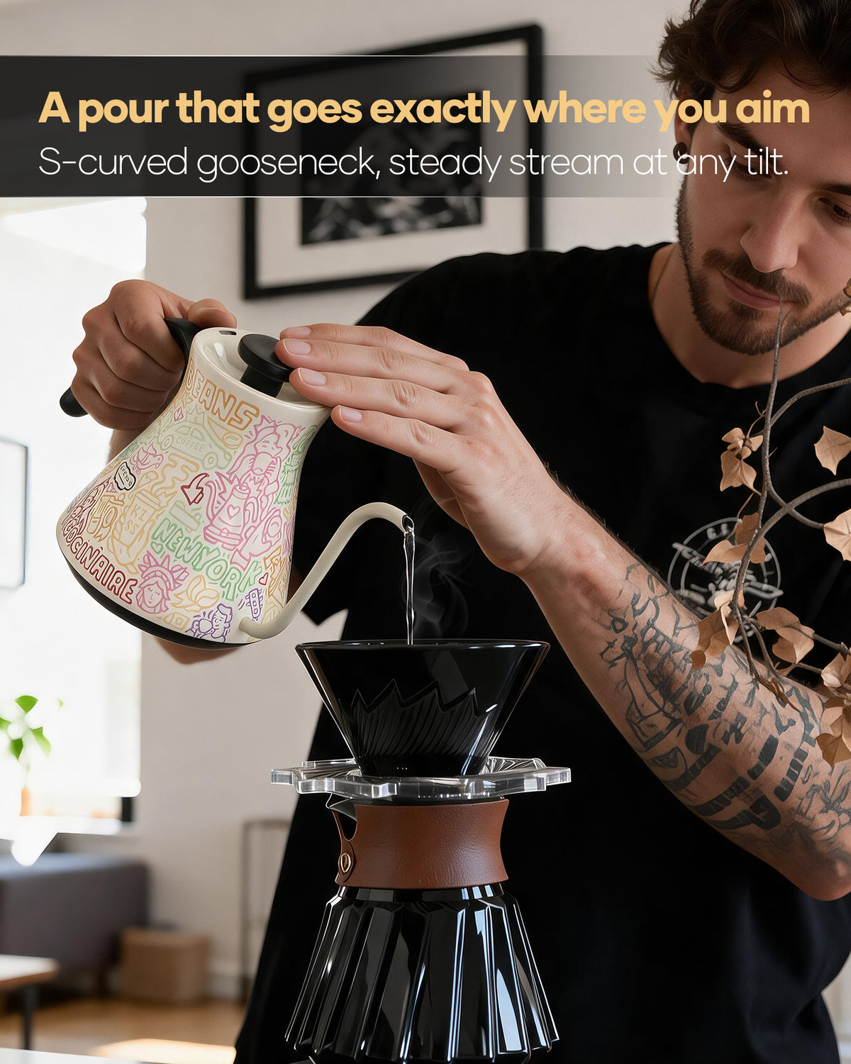 Cocinare x Timothy Goodman Artist Edition Electric Kettle