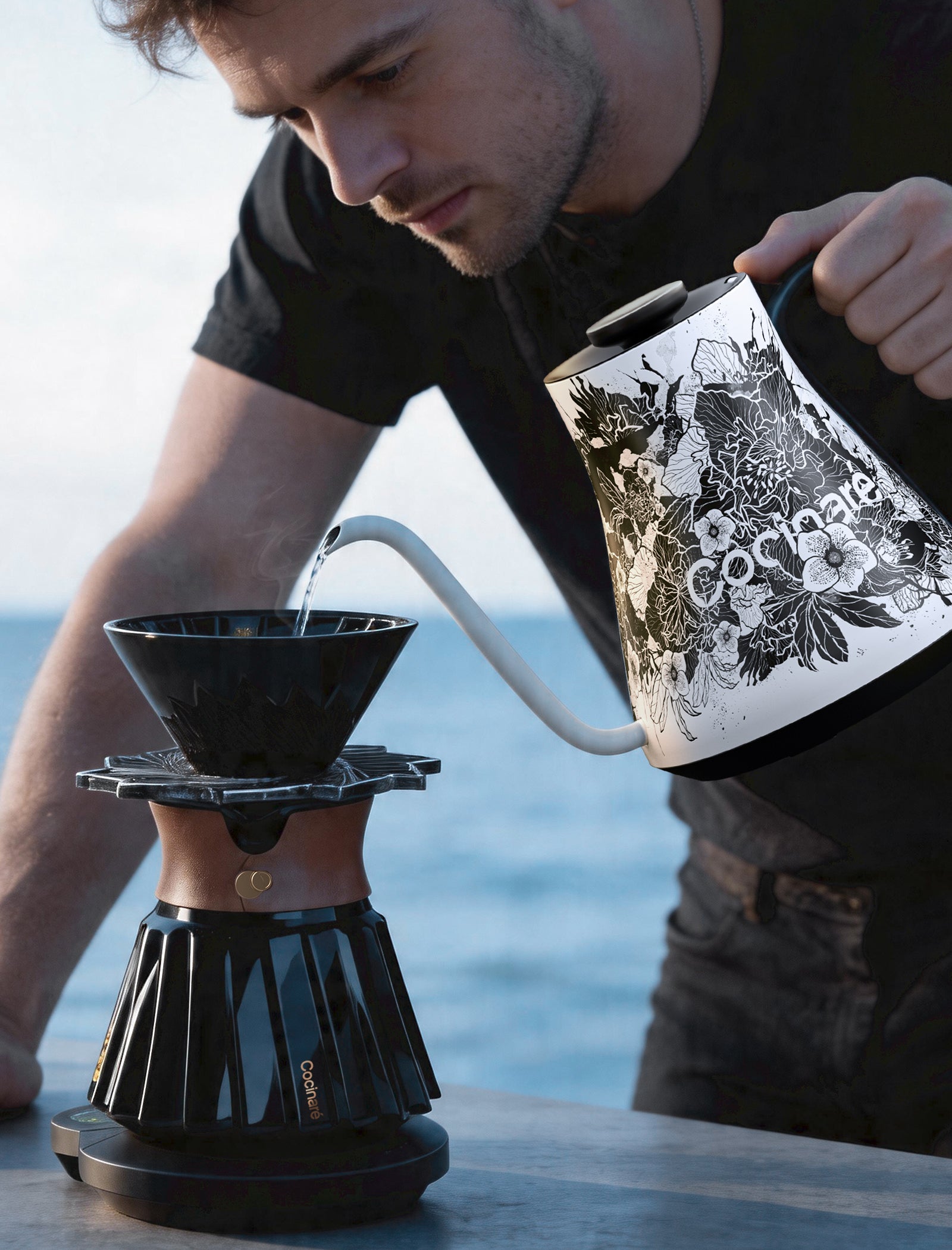 Cocinare Artisan Collection Blossom Electric Kettle